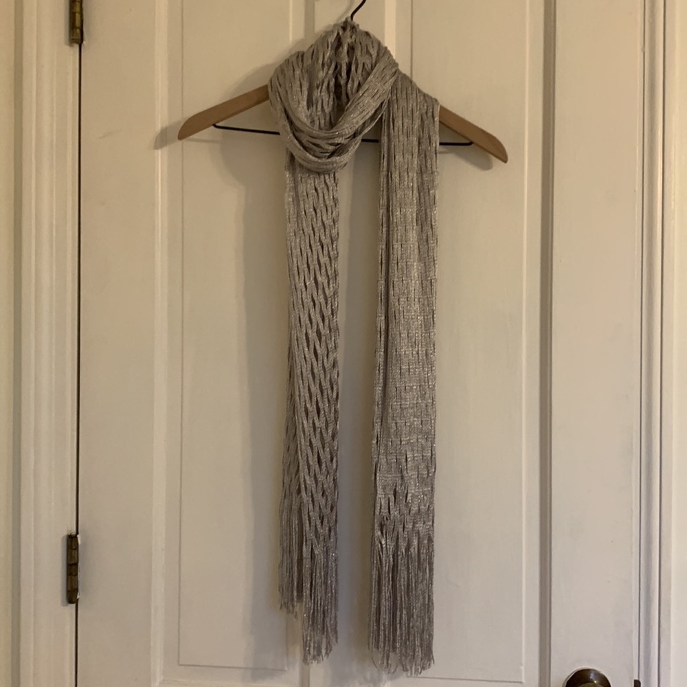 Silver Wrap Scarf